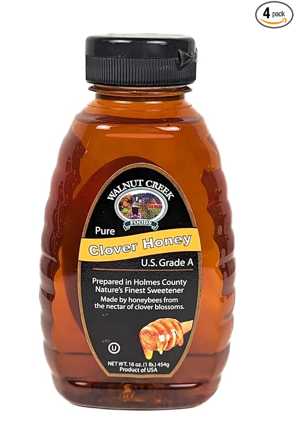 Walnut Creek Clover Honey 16 oz. (Pack of 4)