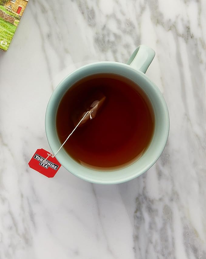 Yorkshire Tea Red Black Tea Individually Wrapped Bags 200 Count (Pack of 1) Refreshing Satisfying and Strong Classic British Breakfast Blend Caffeinated Enjoy Hot or Iced 200 Teabags