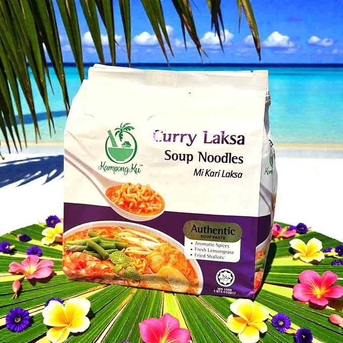 Asia Style Instant Noodles (COMBO CURRY LAKSA INSTANT NOODLES)