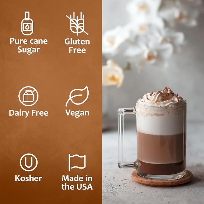 Syruvia Coffee Syrup Variety Pack Vanilla Caramel Hazelnut &amp Salted Caramel Kosher 25.4 fl oz bottles - Elevate Your Coffee Experience!
