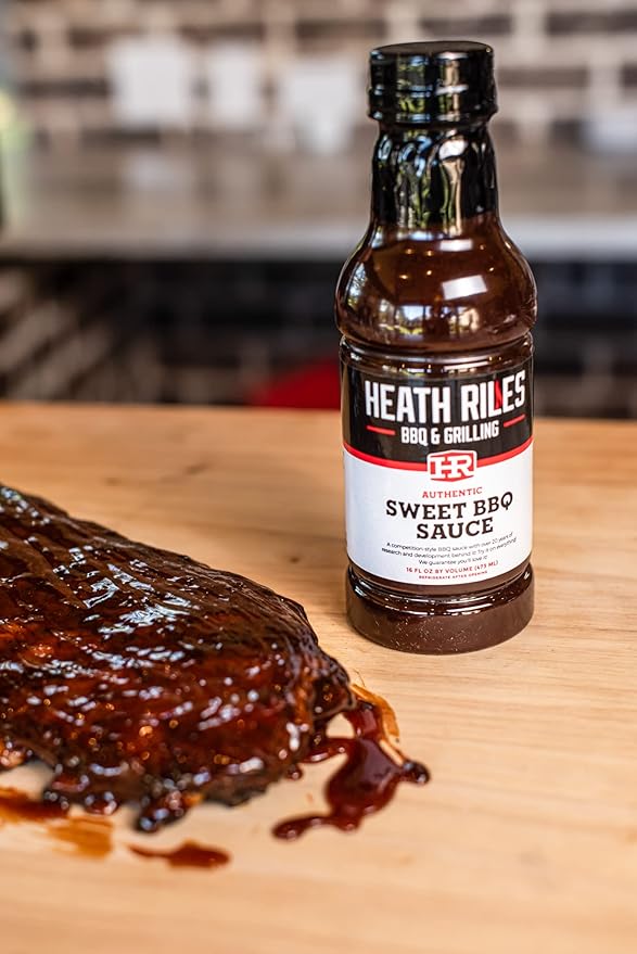 Heath Riles BBQ Backyard Rib Bundle (1 Rub 1 Sauce and 1 Marinade) Competition Winning Products from Pitmaster Heath Riles