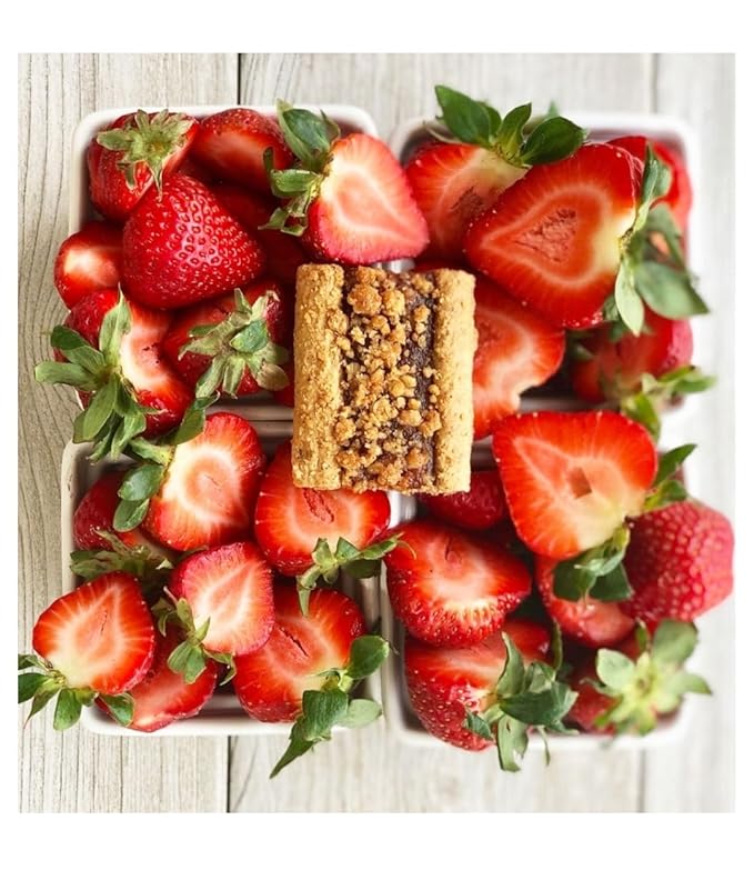 Nature-Bakery Oatmeal Crumble Strawberry 2 oz.(20 count) Custom Bundled by MOOCHI