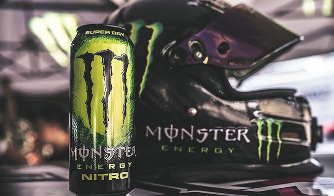Monster Energy Nitro Super Dry Maximum Strength Energy Drink 16 ounce | Pack of 15