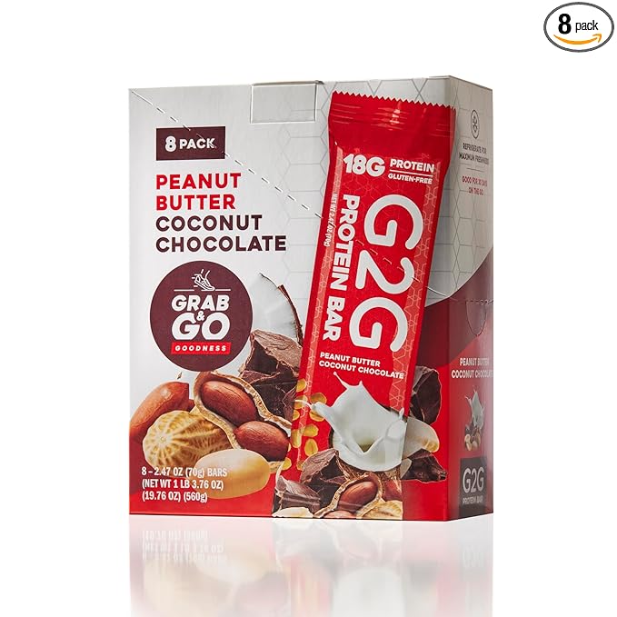 G2G Protein Bar Peanut Butter Coconut Chocolate Parent