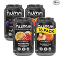 Humm Probiotic Kombucha Zero Sugar Variety Pack No Refrigeration Needed Keto Friendly Organic Vegan Gluten Free 12oz Cans (16 Pack)
