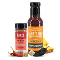 Lane's Pineapple Chipotle BBQ Sauce Bundle with Sweet Heat Rub &amp Seasoning Tropically Inspired Championship Barbecue Sauce for Chicken Made in USA