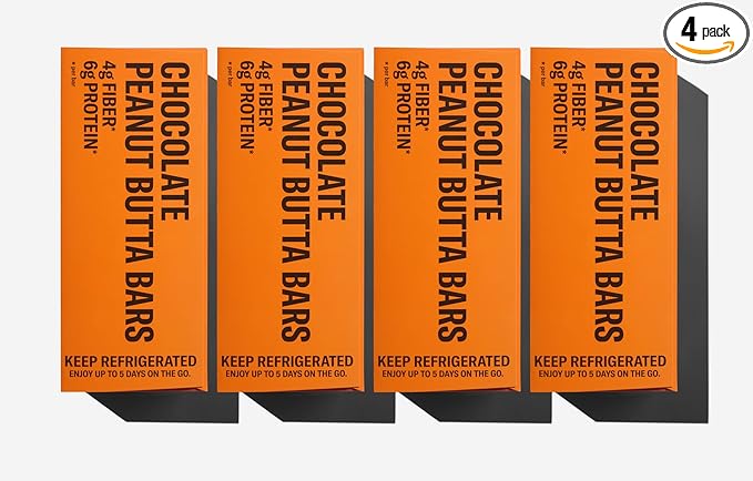 Mid-Day Squares Peanut Butta Protein Chocolate Bars 1.16 Oz each 4 Packs (48 Squares) | Made with Real Chocolate 6g Plant Protein 4g Fiber Gluten Free Plant-Based