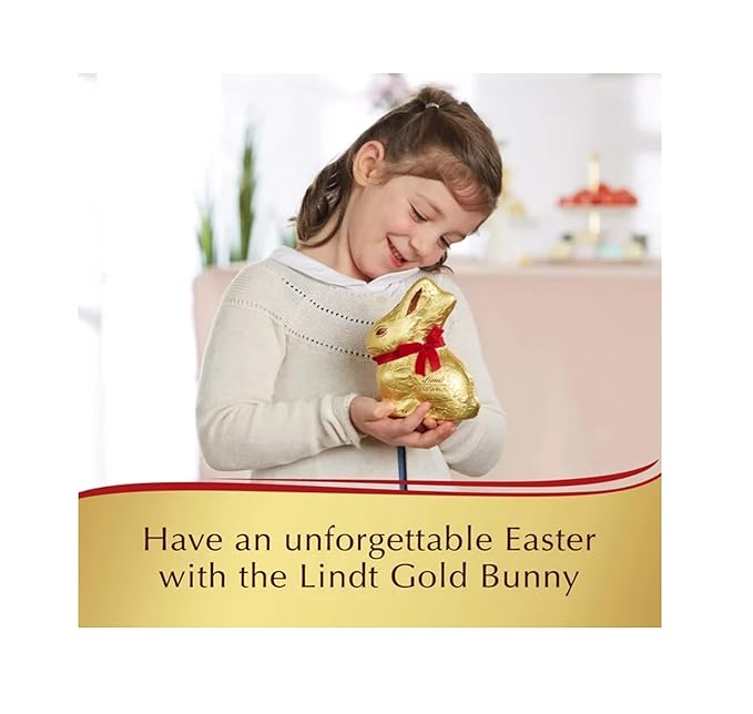 Lindt Mini Gold Bunnies - Milk Chocolate Bunnies - Pack of 2-10 Total Bunnies - Gold Foil Wrapped Bunnies - Great for Easter Baskets and For Sharing with Loved Ones