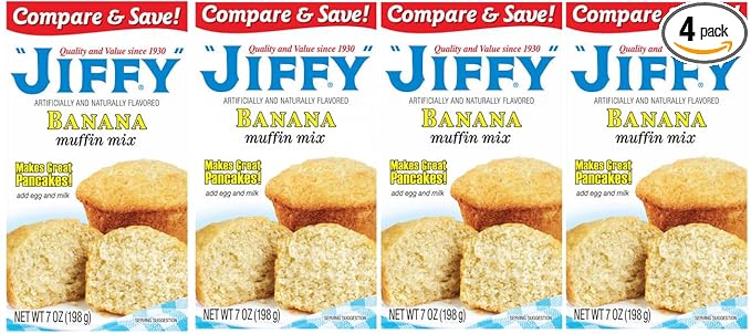 Pack Of 4 Banana Muffin Mix 7 oz.