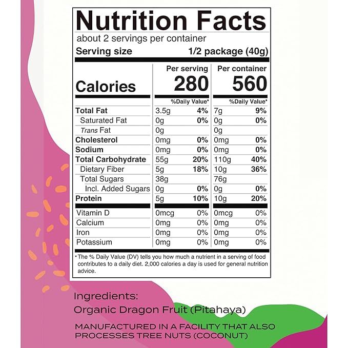 SOL SIMPLE Regenerative Organic Certified™ Dried Chili Mango and Dragon Fruit | Snack Pack | Vegan | Non-GMO | No Added Sugar | Dried Fruit | Dried No Sugar | Organic