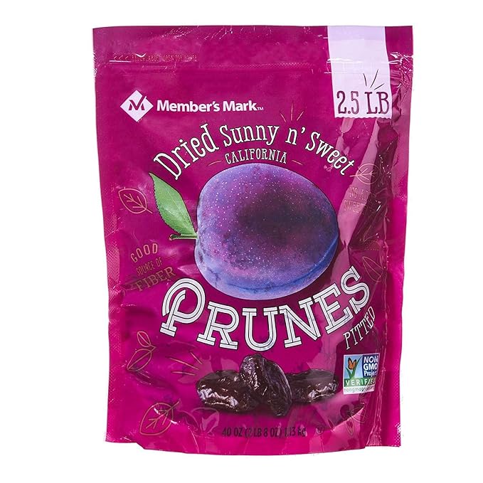 Member's Mark Dried Sunny n' Sweet California Prunes Pitted (40 Ounce)