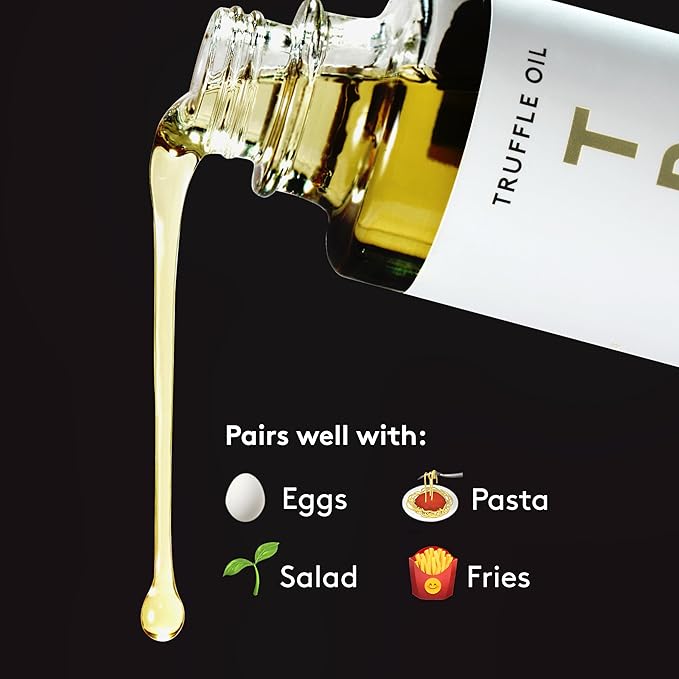 TRUFF White Truffle Oil - White Truffle Infused Olive Oil - Gourmet Dressing Seasoning Marinade or Drizzle Non-GMO Gluten-Free 5.6 fl.oz