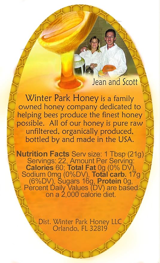 Tupelo Honey | Winter Park Honey (Pure Raw Unblended)