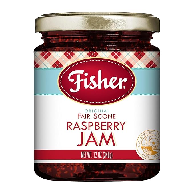 Fisher Crepe Mix &amp Raspberry Jam Breakfast – Includes 2 Classic Crepe Mix (14 Oz) + 1 Raspberry Jam (12 Oz) (Variety Pack)