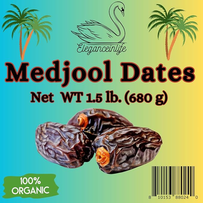 Eleganceinlife MEDJOOL DATES NET WT 680G (1.5 LB)