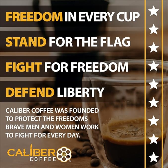 Caliber Coffee 300 Black Out Extra Dark Roast 12oz bag Ground…