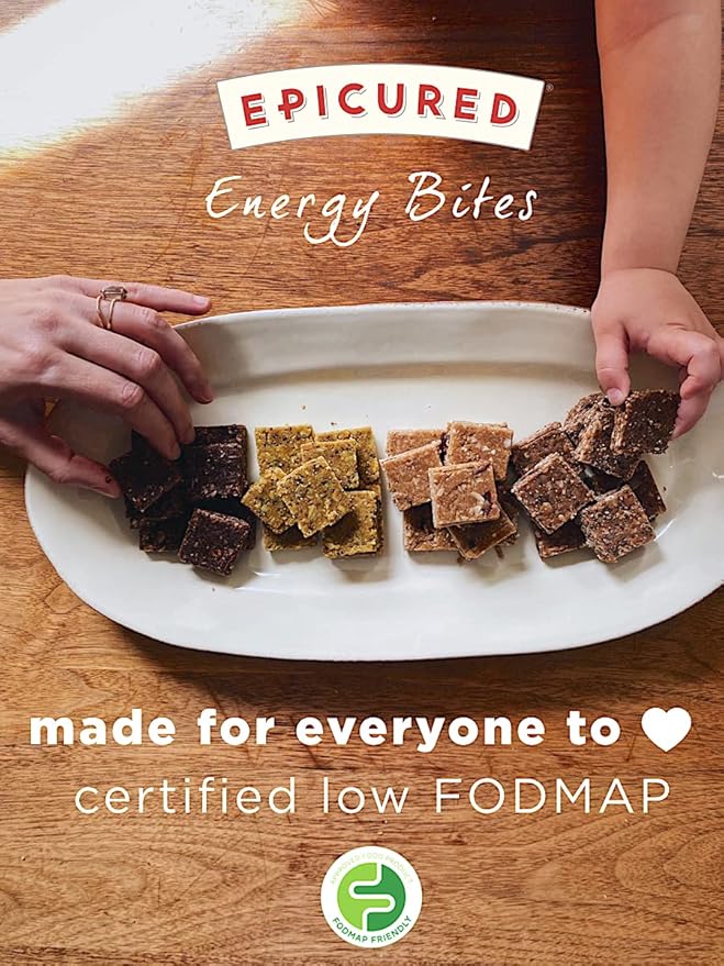 Epicured Protein Energy Bites (8 packs = 16 traditional snack bars) Mocha Espresso