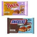 Snickers and Twix Eggs Variety Pack - Pack of 2-6 Eggs Per Pack - Classic Snickers and Twix Taste with a Twist - Perfect for Easter Baskets Individually Wrapped