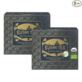 Kusmi Tea - Pack of 2 Boxes of Tea Bags - Earl Grey Intense - Organic Earl Grey Black Tea - Features Bolder Bergamot &amp Tangy Lemon - Strong Robust Caffeinated Tea - 2x20 Tea Bags