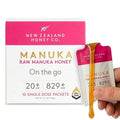 New Zealand Honey Co. Manuka Honey Packets UMF 20+ | Individual Single Serve Packs for Tea and Daily Wellness - Travel Friendly On the Go Format - 10 Pack