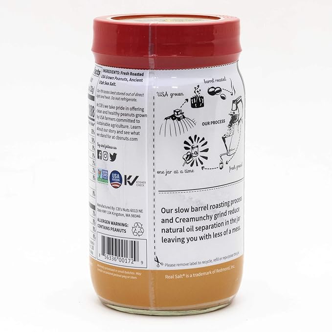 CB's Nuts Salted Creamunchy Peanut Butter US grown (2)