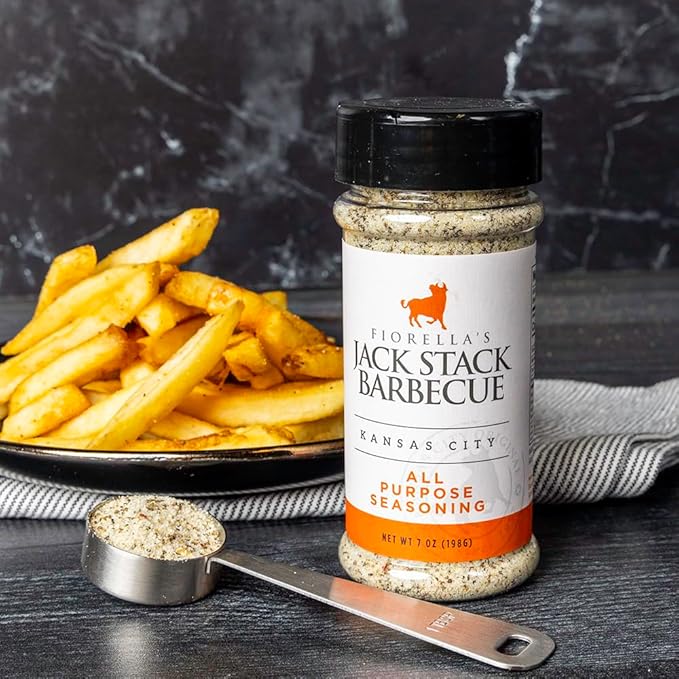 Jack Stack Barbecue Dry Rub Seasoning Variety Pack - All Purpose Steak Poultry &amp Meat Seasonings - Kansas City Spice 3 Pack - for Chicken Steak Ribs Vegetables Seafood and More (7oz Each)
