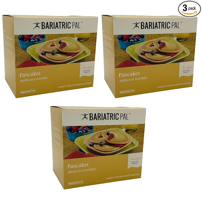 BariatricPal 12g Protein Low Sugar Pancake Mix - Original (3-Pack)
