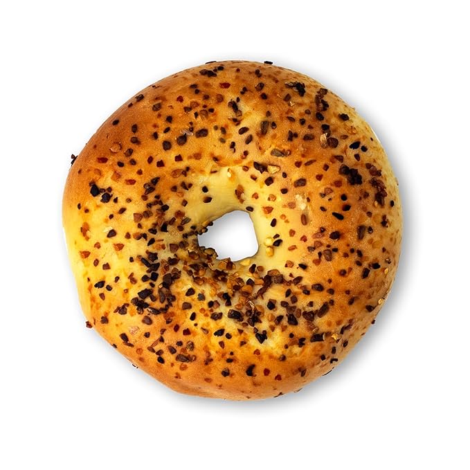 Just Bagels Garlic Bagels - 8 Packs Of 6 Bagels Per Pack - 48 Total Non-GMO