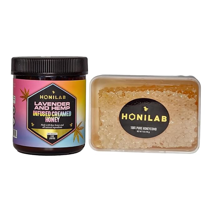 Honilab honey (Lavender Hemp Honeycomb)