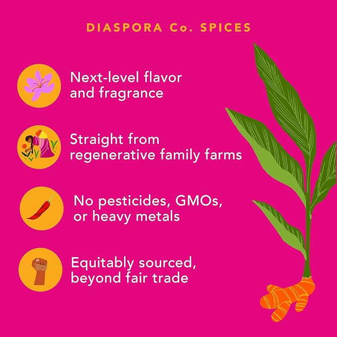 Diaspora Co. Masala Essentials Spice Gift Set – Garam Masala Tandoori Masala &amp Biryani Masala – Authentic Indian Spice Blends for Cooking Curry &amp Marinades – Fresh Single-Origin Spices