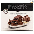 Proti Fit Protein Bar - Chocolate Crisp Bar - 15g - Low Carb - Low Calorie - Weight Loss Snack Bar for Healthy Diets Hunger Control Appetite Suppressant7 Count (1.6 OZ NET Weight 11.1 OZ)