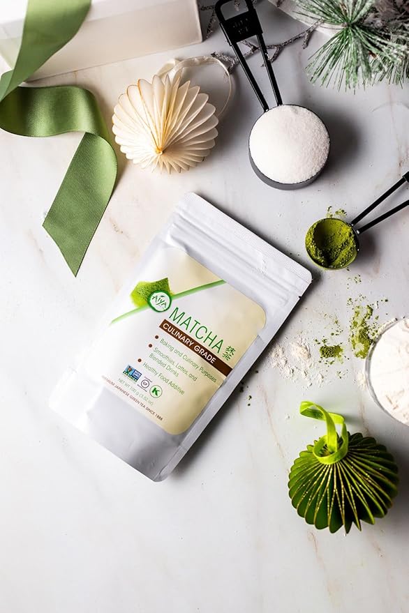 Aiya Authentic Japanese Origin Culinary Grade Matcha Green Tea Powder 100g Bag (3.53 oz.)