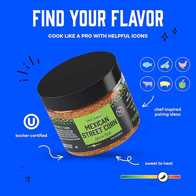 Grilling Spice Set Grill Seasoning Gifts 20 Unique Spices and Seasonings Jars Gift Set BBQ Gifts For Men Dad Husband Father Flavors Like Chili Cajun Garlic Steak Rub Herbs Blend and More