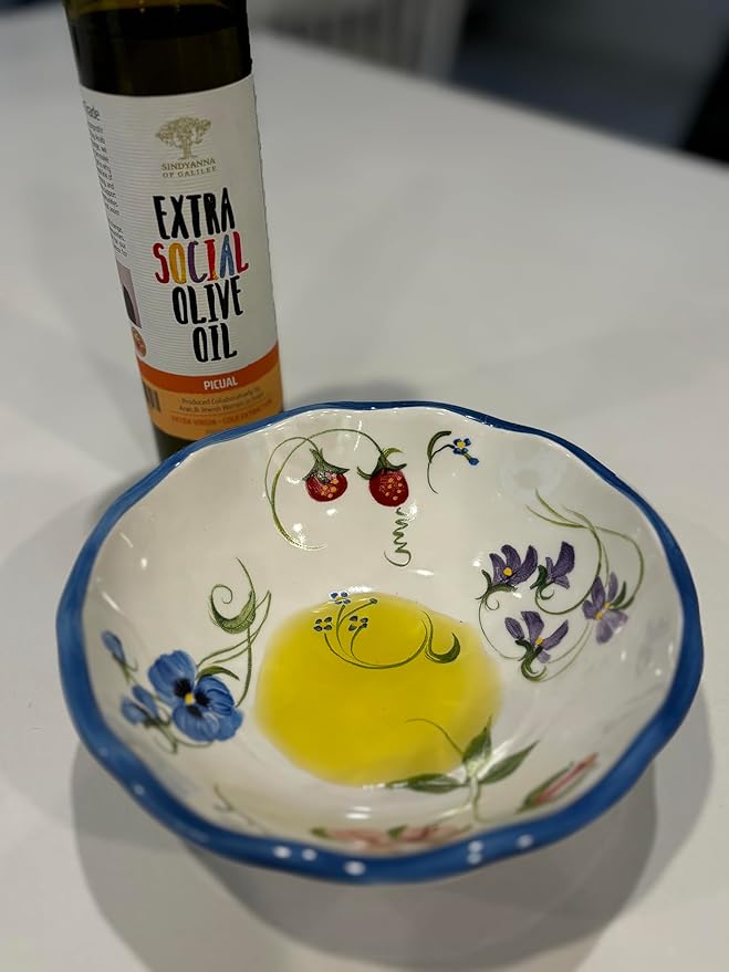 SINDYANNA OF GALILEE Virgin Olive Oil Small Batches from Local Olives Made in Israel 250ml (PICAL OIL)