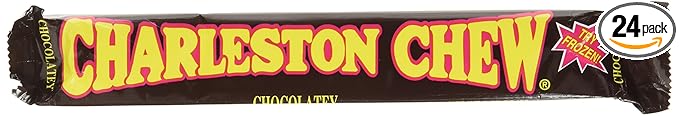 Charleston Chew Nougat Bar- Chocolate 24 Count Box