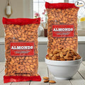 Kirkland Supreme Whole Almonds – Steam Pasteurized US #1 Almonds for Snacking Baking &amp Cooking – 2 Pack (3 lb Each 6 lb Total) Resealable Bags