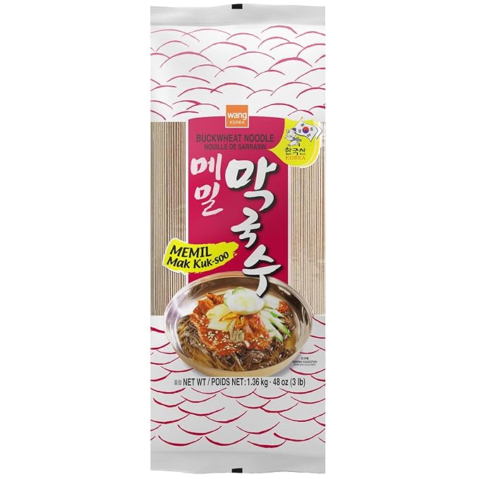 Wang Essential Korean Noodle for Pantry - Makguksu Udon Jjjajang Memil Soba