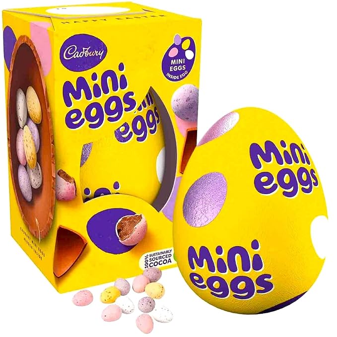 Mini Easter Chocolate Egg | 96g each | Pack of 6 | Imported From Uk | Size : 582g ( 20.52 Ounce )