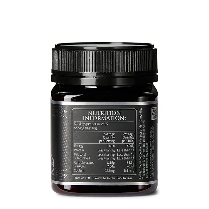 BeeNZ Raw Manuka Honey Certified UMF 15+ (MGO 514+) Pure New Zealand Monofloral Manuka Natural Sweetener Superfood for Immune Support No Sugar Added Traceable from Hive to Jar 8.8 oz/250g