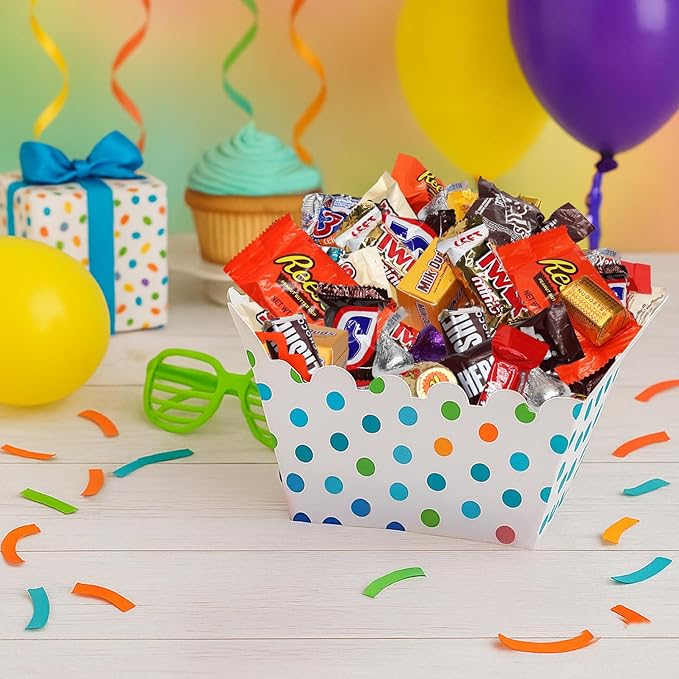 Bulk Assorted Chocolate Candy Variety Pack 5 Pound - 220 Pieces Individually Wrapped Mixed Chocolate Candies for Gifts Party Favors Office Snacks Candy Buffets and Holidays