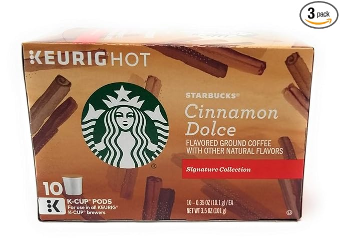 Starbucks Sumatra Dark K-Cup Portion Pack for Keurig K-Cup Brewers 10-Count 0.42 ounce (Pack of 3)