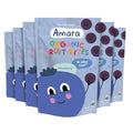 Amara Organic Fruit Bites Blueberry - No Artificial Colors/Dyes Added Sugar Dairy-Free Fruit Snacks Made with Organic Whole Foods Healthy Fruit Snacks for Kids - 6 Pack