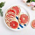 Queenbox 1.7oz Freeze Dried Sliced Fruit Grapefruit Natural Dehydrated Fruit Vegan Food Emergency Healthy DIY Snack for Sweet &amp Tart Iced/Hot Tea