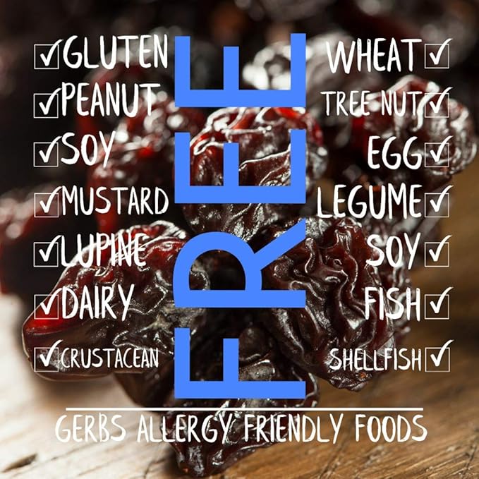 Gerbs Dried Raisins 4 lbs. | Unsulfured No Artificial Additives Resealable Bag | Naturally Sweet &amp Plump | Top 14 Allergen-Free