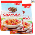 Premium Breakfast Granola Cereal with almonds coconut and hazelnuts 2 Pounds (2 Pack)