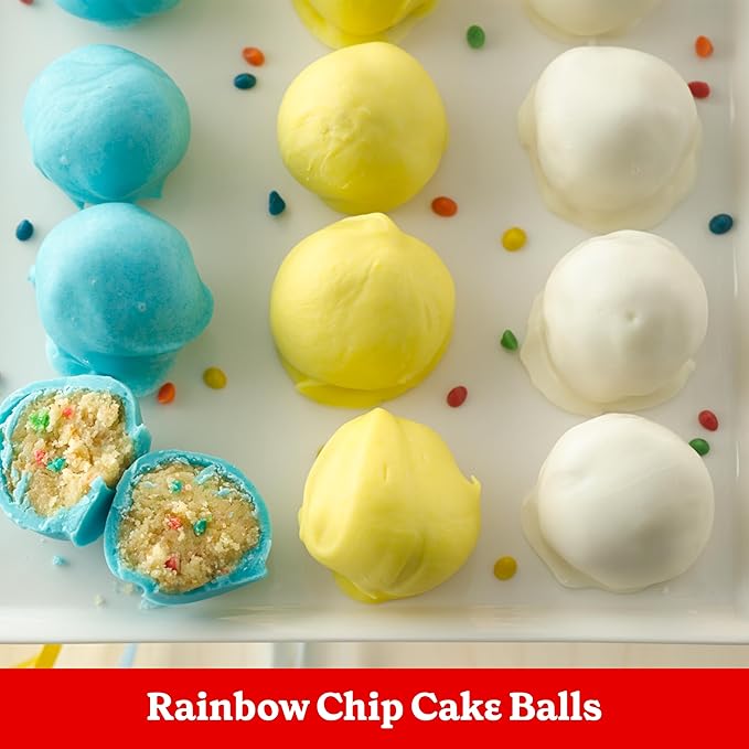 Betty Crocker Delights Super Moist Party Rainbow Chip Cake Mix 13.25 oz. (Pack of 12)