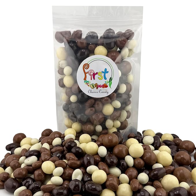 FirstChoiceCandy Bridge Mix Classic Milk &amp Dark Chocolate Covered Candy (Chocolate Covered Peanuts Almonds and RaisinsEspresso BeansMilk Malt balls) (5 Pound)
