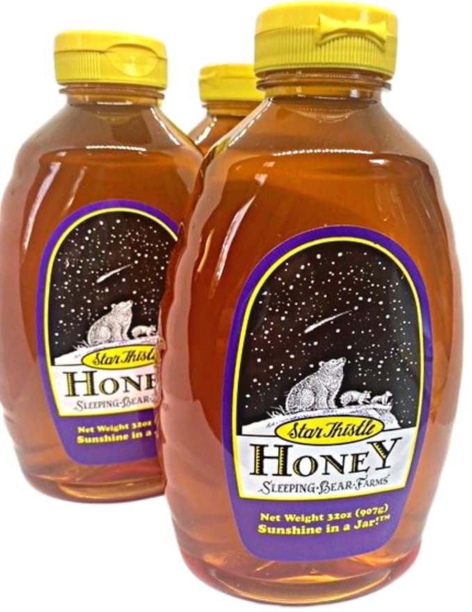 Sleeping Bear Farms Star Thistle Honey 32oz. Bottle