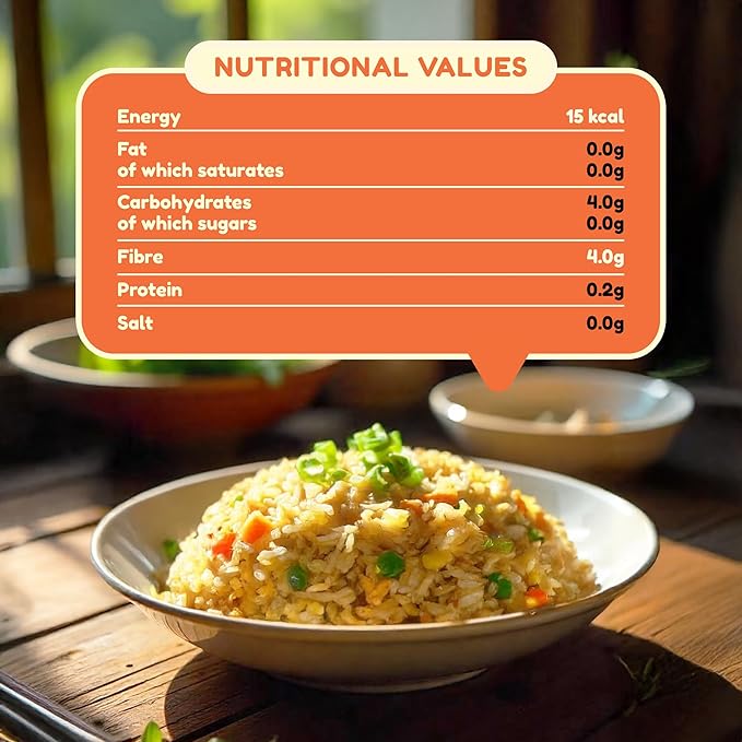 Better Than Pasta Organic Shirataki Rice – USDA Organic Zero Net Carbs Keto &amp Diabetic Friendly Gluten-Free Wheat-Free Low-Calorie Plant-Based Non-GMO No Odor Ready-to-Eat Konjac Noodles