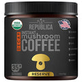 La Republica Founders Reserve Decaf Instant Mushroom Coffee Organic (35 Servings) Premium 50% More Shrooms Rich Flavor